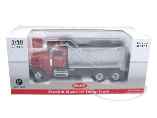 Brand new 150 scale diecast model of Peterbilt Model 367 Dump Truck 