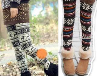 Fashion Womens Soft Knitted Warm Thicken Leggings Tights Pants 340g 4 