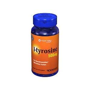  L Tyrosine 500 mg 500 mg. 100 Capsules Health & Personal 