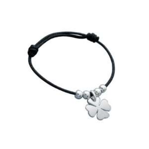   Leaf Clover 19 cm   fully adjustable   String / Rope Bracelet Jewelry
