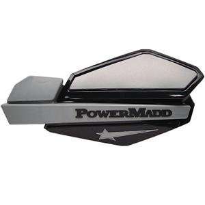  PowerMadd Star Series Handguards   Black/Silver 