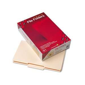 Smead Recycled File Folders, 1/3 Cut 2nd Position 2 Ply Top Tab, Legal 