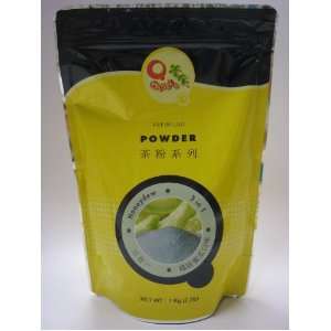 Qbubble Honeydew Flavor 3 in 1 Bubble Tea Powder   2.2 Lb