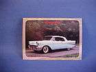 1957 Chevy Bel Air convertible collector card from set 