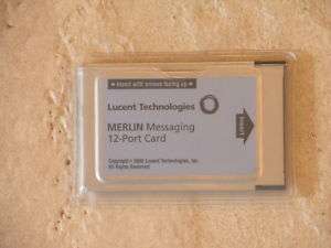 Avaya Lucent Merlin Messaging 12 Port Licensing PC Card  