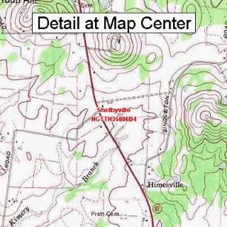   Map   Shelbyville, Tennessee (Folded/Waterproof)