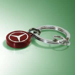  Mercedes Benz Burlwood Slider Key Chain, Genuine Product 