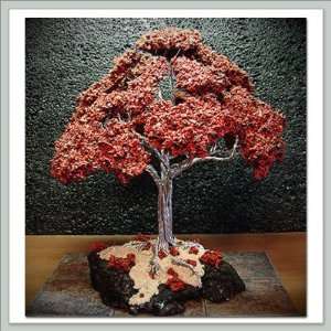  Joebonsai Wire Bonsai Tree by Dale Bartlett   Dark Red Oak 