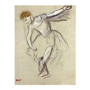  Edgar Degas   A Dancer Seen In Profile Giclee Canvas