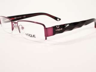 AUTHENTIC New Womens VOGUE glasses spectacles frames 3758 Purple case 