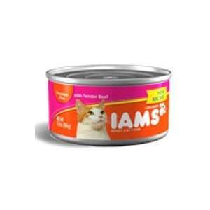  Iams Canned Cat Food Beef 3oz Case(24)