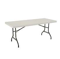 Folding Table 6 foot Indoor/Outdoor Seats 6  