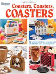 Coasters, Coasters, Coasters PLASTIC CANVAS BOOKLET  