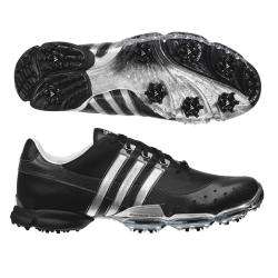 Adidas Mens Powerband 3.0 Black/ Silver Golf Shoes  
