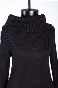 Ladies Tahari by Arthur S. Levine Black Sweater Dress w/ Long Sleeves 