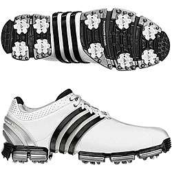 Adidas Tour 360 3.0 Mens White/ Black Golf Shoes  