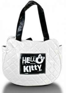 Loungefly Hello Kitty Tote Bag White Skull Purse NEW  