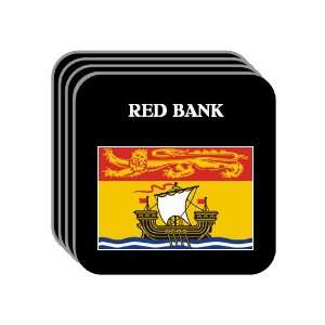  New Brunswick   RED BANK Set of 4 Mini Mousepad Coasters 
