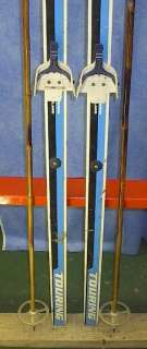 Cross Country 79 Skis 3 pin 205 cm +Poles KUUSISTO  