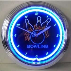  Neonetics 8BOWLF Bowling Fire Neon Clock Toys & Games