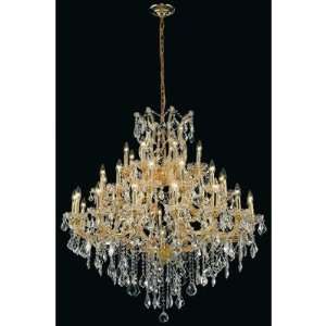  Elegant Lighting 2800G44G/SS chandelier