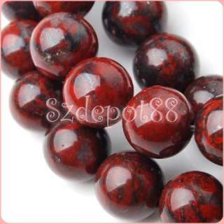 10mm Cherry Baltic Amber Round Gemstone Bead 15.5 New  