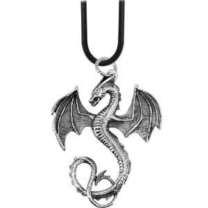  Inox Jewelry 316L Stainless Steel Flying Dragon Pendant 