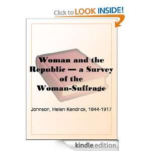 Woman and the Republic   a Survey of the Woman Suffrage Movement in 