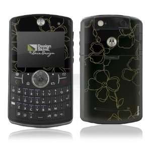  Design Skins for Motorola Q9   Bling Flowers Design Folie 