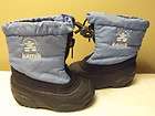 Kamik Toddler Snow Boots Blue Size 7 Felt Liners EUC