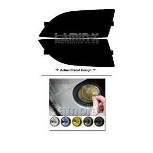   06 10) Fog Light Vinyl Film Covers by LAMIN X Gun Smoked Automotive