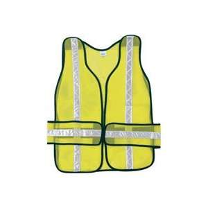  Safety River City Chev2l Safety Vests, Tear Away Polyester Mesh, Chev2