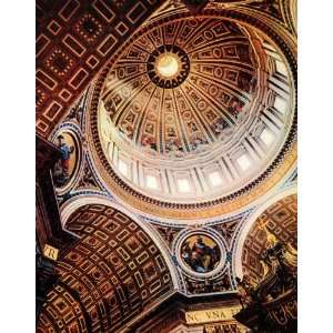  1939 Print Dome Vatican St Peters Basilica Michelangelo 
