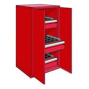   Tool Storage Cabinet For 50 Km   30Wx27Dx60H Red