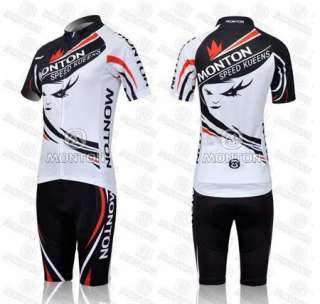 New 2012 Women Cycling Bicycle Bike Comfortable Sport Jersey + Shorts 