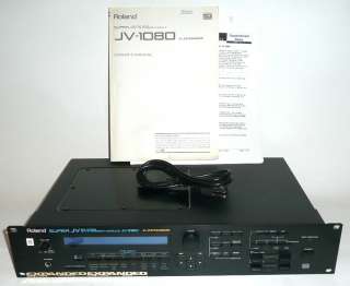 Roland JV 1080 Sound Module JV1080 with Manual  