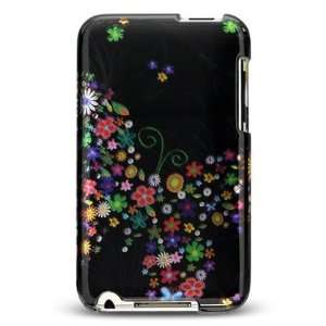   Case for Apple iPod Touch 2, 8GB, 32GB, 64GB   Cool Black Rainbow