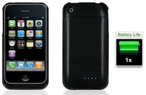 Mophie Juice Pack Air Black Extended Battery Case Cover for Apple 