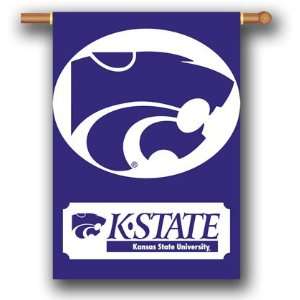  NCAA Kansas State 2 Sided 28 by 40 Inch House Banner w 