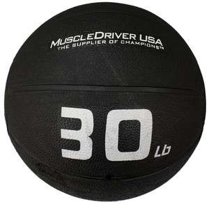 NEW 30 lb Muscle Driver Rubber Medicine ball Bounce med ball 30 pound 