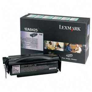  LexmarkTM 12A8425 High Yield Toner, 12000 Page Yield 