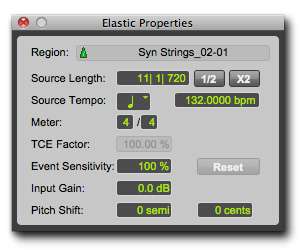   manipulate or correct the pitch of any audio region in real time