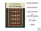 NEW CUTE Thimbleberries HO HO HOLIDAY Quilt Pattern