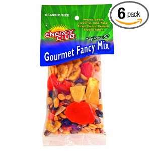 Energy Club Gourmet Fancy Mix, 6.0 Ounce Bags (Pack of 6)  