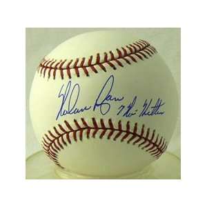  Signed Nolan Ryan/Autographed 7 No Hitter Baseball Sports 