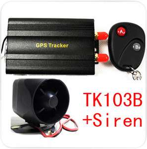 Real time Vehicle Car GPS Tracker+Remote Control+Siren  