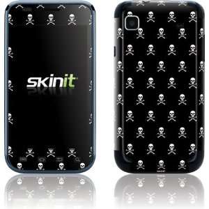 Skull and Crossbones (white) skin for Samsung Vibrant (Galaxy S T959)