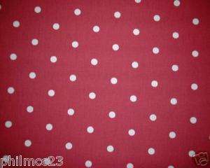 TABLECLOTH CO wipeable red spot polka dot pvc oilcloth  