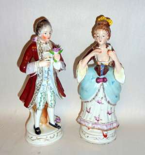 QUALITY OCCUPIED JAPAN 10 COLONIAL LOVERS FIGURINES  