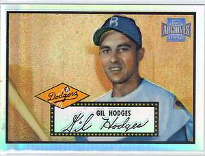 GIL HODGES 2001 TOPPS ARCHIVES RESERVE #32 BROOKLYN DODGERS  